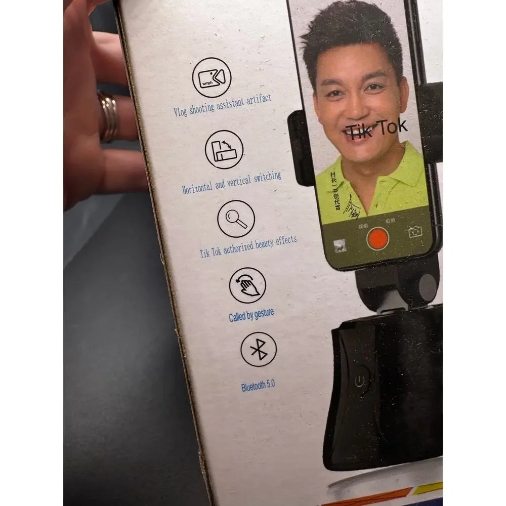 NWT 360 Smart Tracking Gimbal For Streaming, Face, Objects, etc